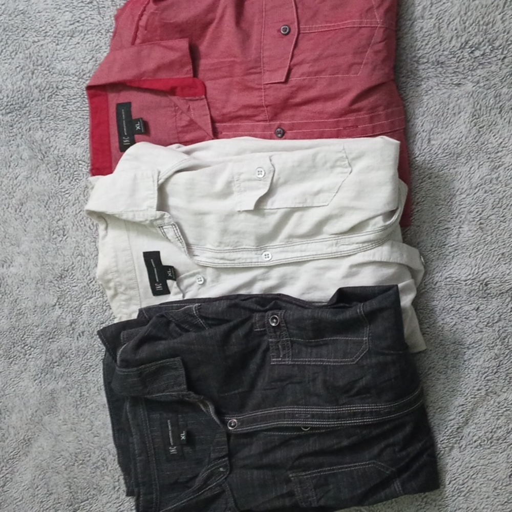 INC men's button down shirt (lot of 3)